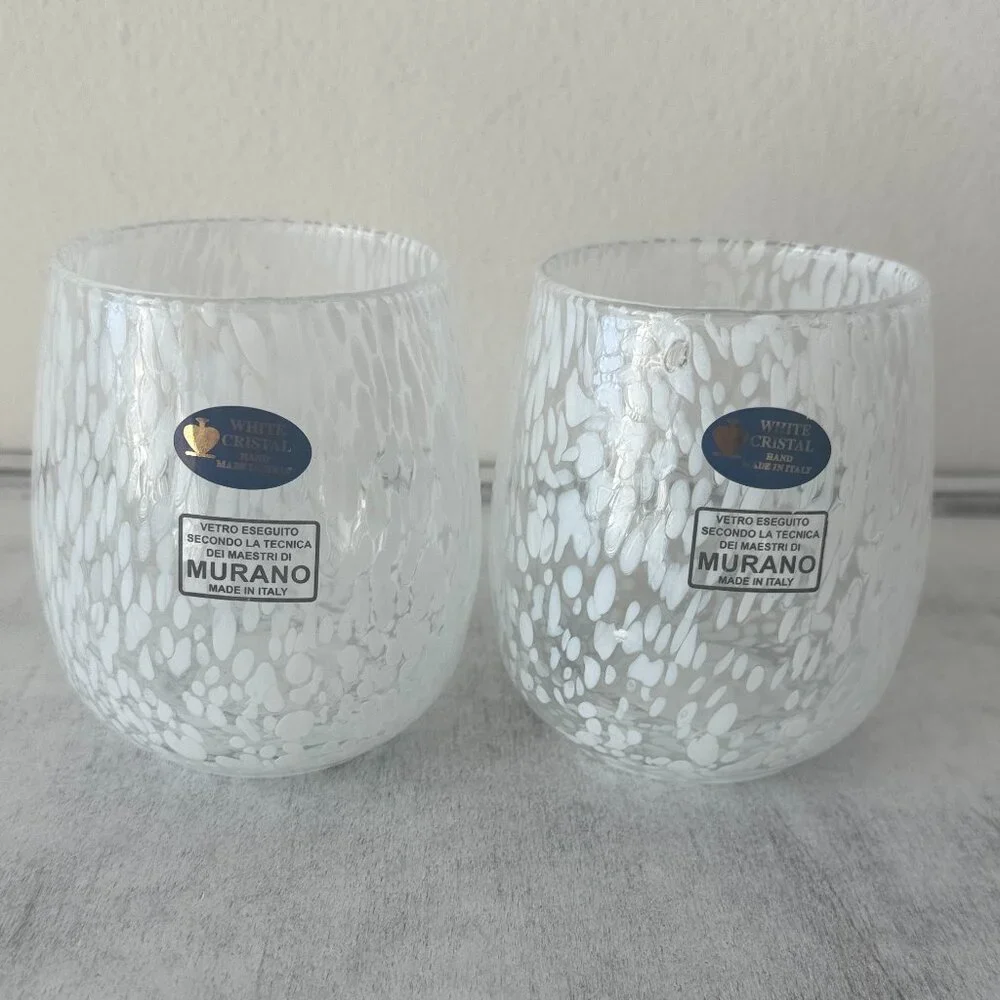 Murano set white